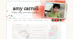 Desktop Screenshot of amycarroll.org